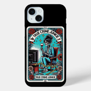 True Crime Junkie Tarot Card Collection iPhone 15 Mini Case