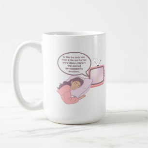 True Crime Lover Minimalist Design Dark Humor Coffee Mug
