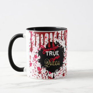 True Crime Queen Personalised Mug