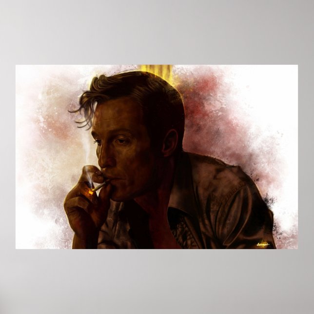 True Detective  Rust Cohle Poster (Front)