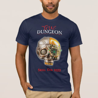 True Dungeon Skull Con - navy T-Shirt