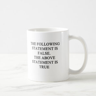 true false logic proverb coffee mug