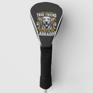 True Friend Labrador Dog Golf Head Cover