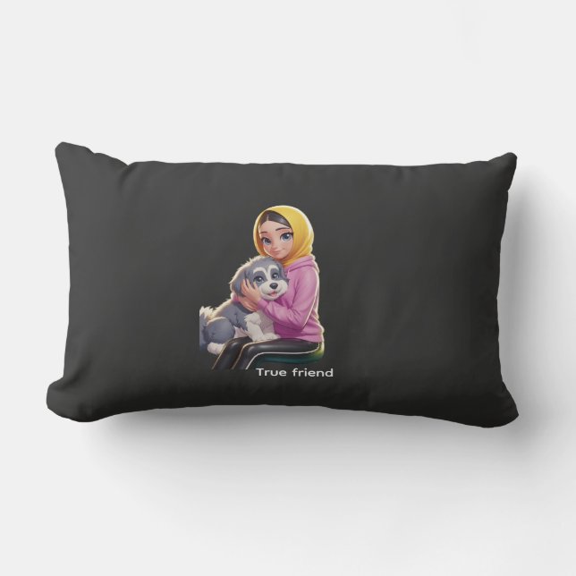 True friend  lumbar cushion (Front)