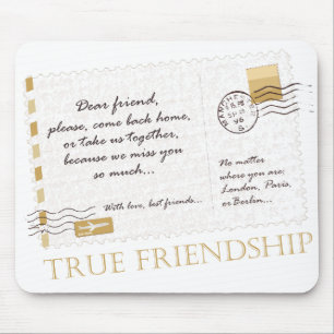 True Friendship Mouse Pad