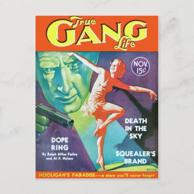 True Gang Life Postcard (Front)
