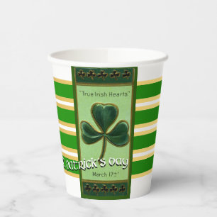 True Irish Heart St Patrick's Day PPC02 Paper Cups