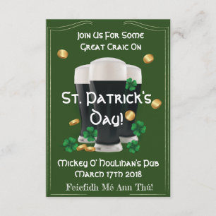 True Irish St. Patrick's Day Invitations
