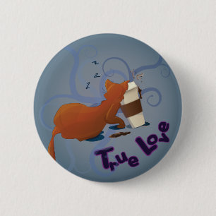 True Love 6 Cm Round Badge