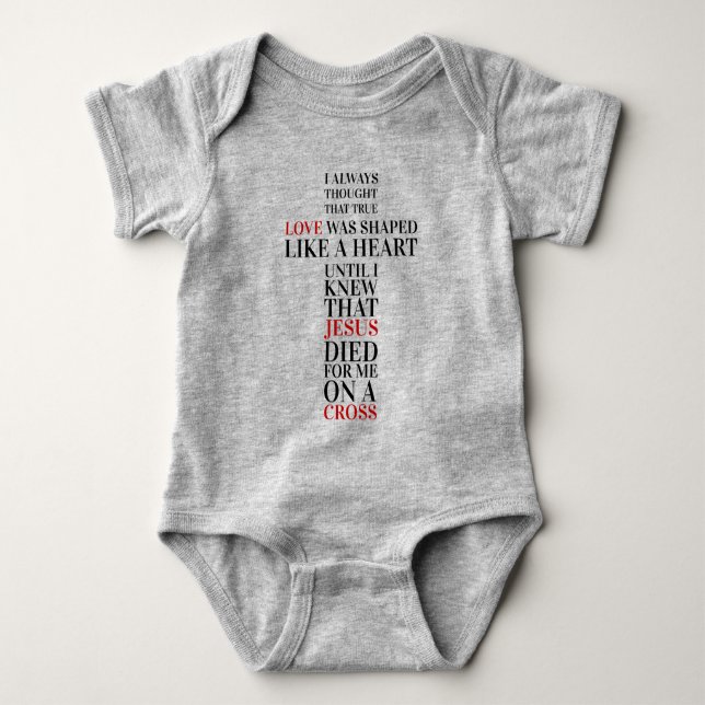 True love baby bodysuit (Front)