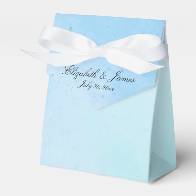 "True Love Blue" Favour Box (Front Side)