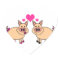 True Love - Cute Pig Cartoon