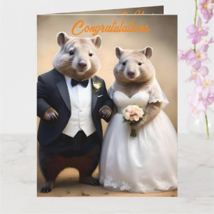 "True Love Down Under: Wombats Tying The Knot Card