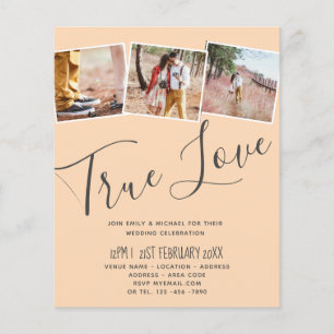 True Love ENGAGEMENT Party Invitations Save Dates