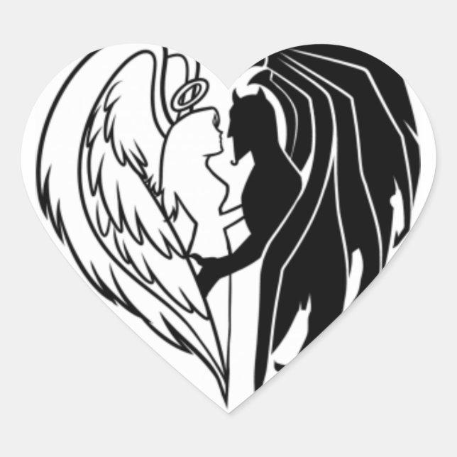 TRUE LOVE HEART STICKER (Front)