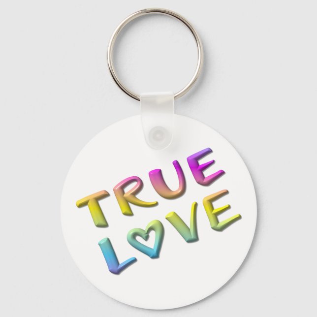 True Love Key Ring (Front)