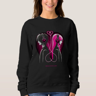True Love Lovebirds Romantic Emotional Bond Anime  Sweatshirt