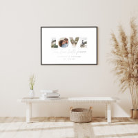 True Love photo modern minimal personalised