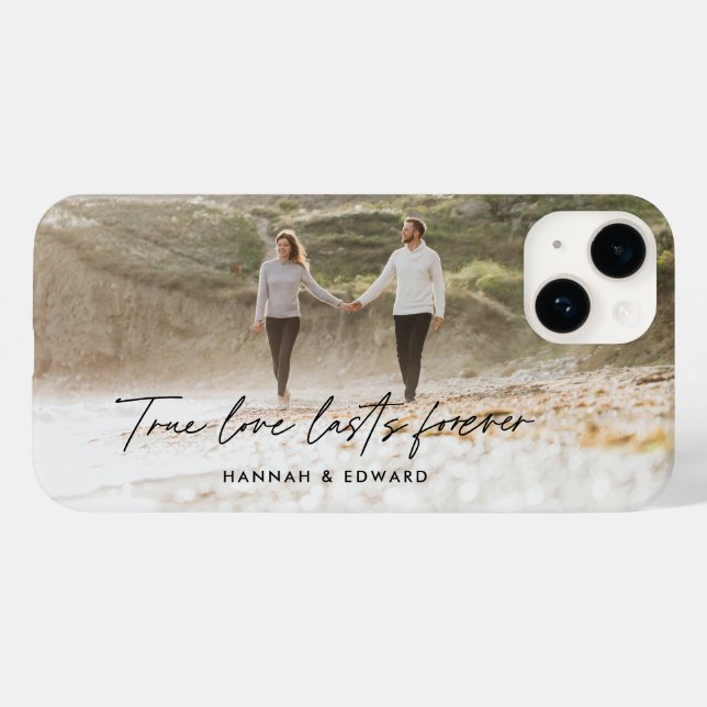 True Love photo modern minimal personalised gift C Case-Mate iPhone Case (Back (Horizontal))