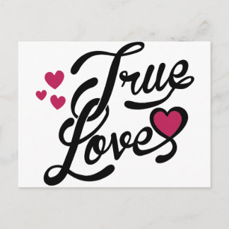 true love postcard