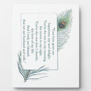 True Love Quote Husband Wife Wedding Plaque
