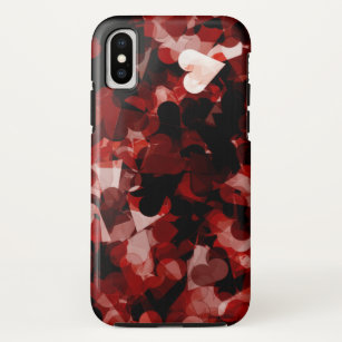 True Love Red Hearts Emotion with Black Pink Case-Mate iPhone Case