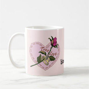 True Love  Rose wedding mug