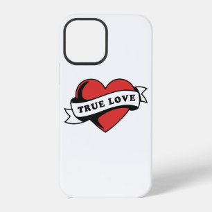 True Love Tattoo Heart Classic Romance Design iPhone 12 Pro Case