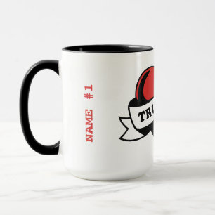 True Love Tattoo Heart Classic Romance Design Mug