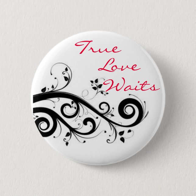 True love waits button (Front)