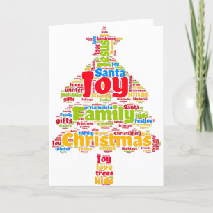 True Meaning of Christmas, Christmas Tree Card