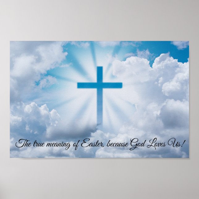 True Meaning Of Easter Poster (Front)