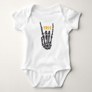  True Name Custom Toddler Rock n Roll Metal Punk Baby Bodysuit