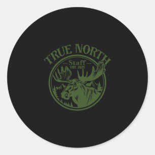 True-north Vbs 2025 Staff Christian Summer Camp Classic Round Sticker