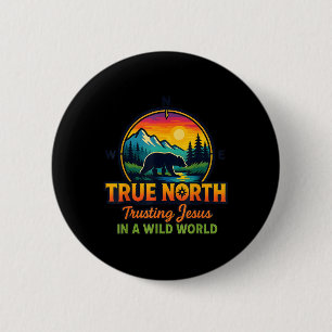 True North Vbs 2025 Trusting Jesus Wilderness Chri 6 Cm Round Badge
