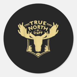 True North Vbs 2025 Trusting Jesus Wilderness Chri Classic Round Sticker