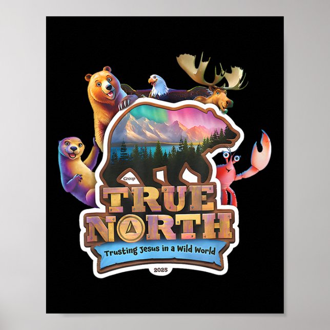 True North Vbs 2025 Trusting Jesus Wilderness Chri Poster (Front)