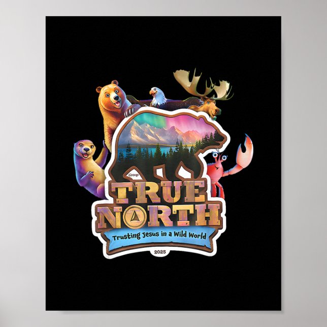 True North Vbs 2025 Trusting Jesus Wilderness Chri Poster (Front)