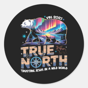 True North Vbs Trusting Jesus In A Wild World Summ Classic Round Sticker