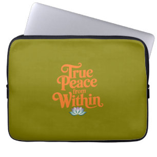 True Peace From Within Laptop Sleeve