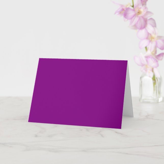 True Purple Card (Orchid)