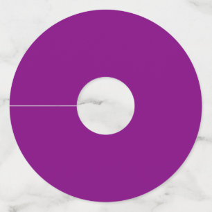 True Purple Wine Glass Tag