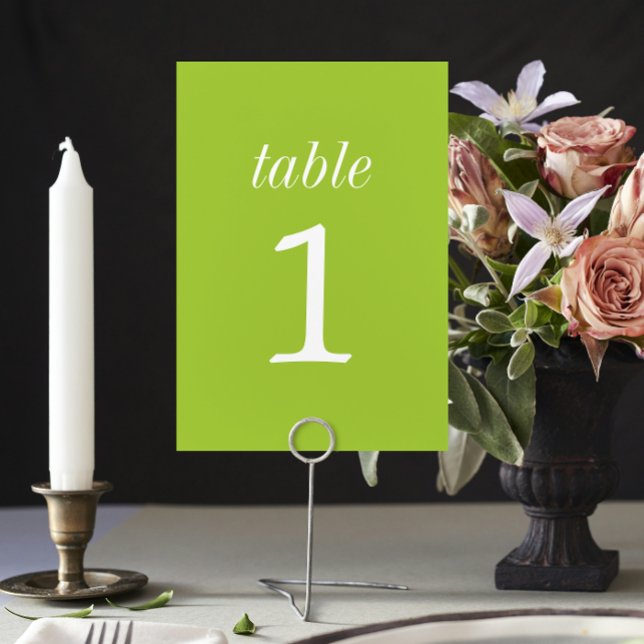 True Simplicity 2 Spring Wedding Table Number (Creator Uploaded)