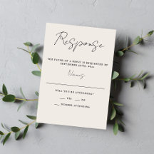 True Simplicity 3 Beige & Black Minimalist Wedding