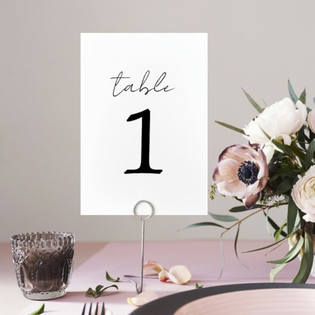 True Simplicity 3 Wedding Table Number (Creator Uploaded)
