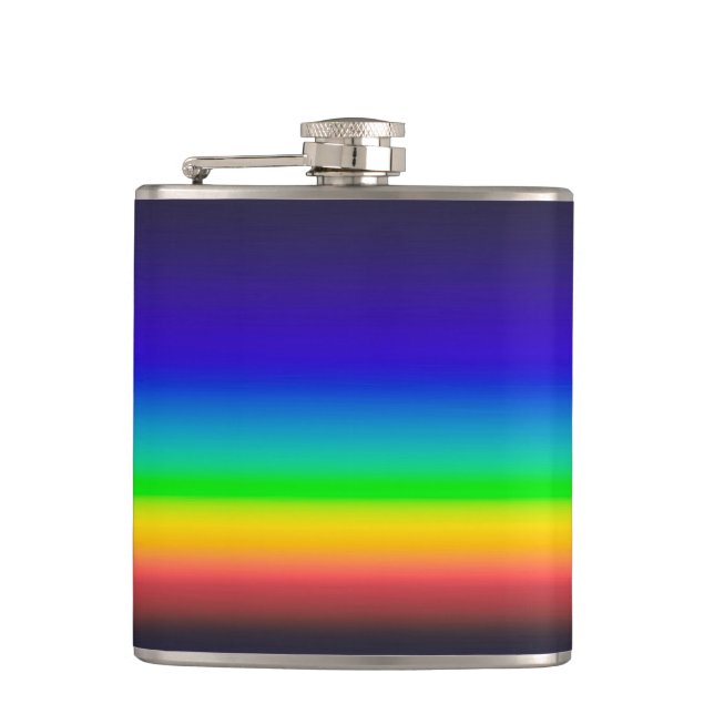 True solar spectrum hip flask (Front)