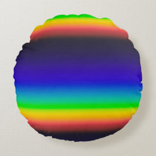 True solar spectrum round cushion