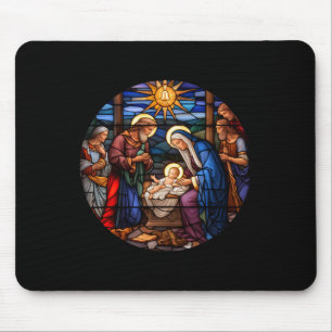 True Story Christmas Nativity Jesus Christian Men Mouse Pad