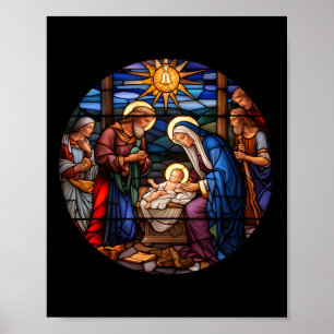 True Story Christmas Nativity Jesus Christian Men Poster