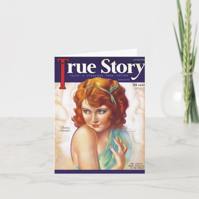 True Story Greeting Card 1932 (Front)